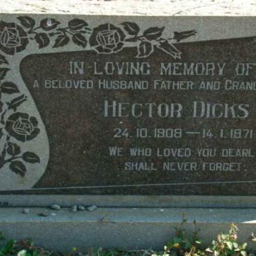 DICKS Hector 1908-1971