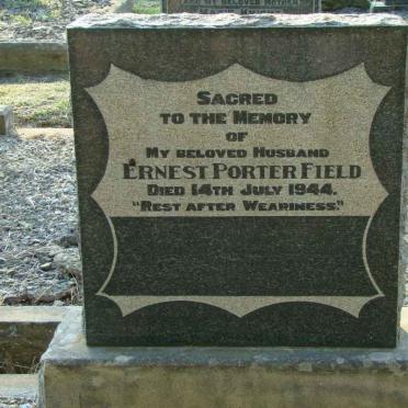 FIELD Ernest Porter -1944