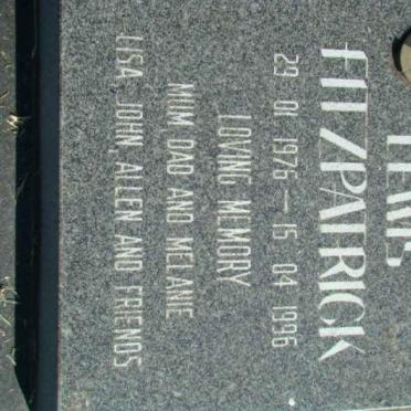 FITZPATRICK Atilla Lewis 1976-1996