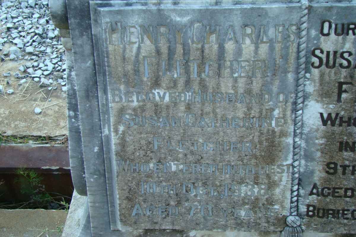 FLETCHER Henry Charles -1938 &amp; Susan Catherine -1958