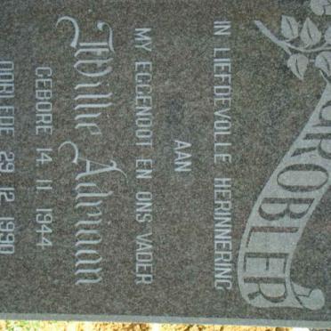 GROBLER Willie Adriaan 1944-1990