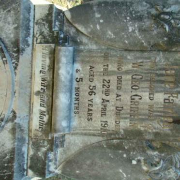 GRIFFIN Jane Fairley -1910