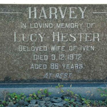 HARVEY Lucy Hester -1972