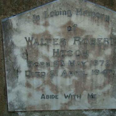 HESOM Walter Robert 1872-1947