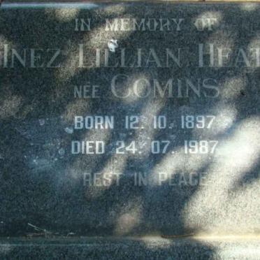 HEATH Inez nee COMINS 1897-1987
