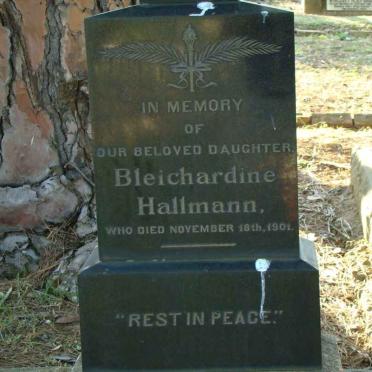 HALLMANN Bleichardine -1901