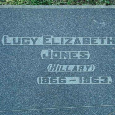 JONES Lucy Elizabeth nee HILLARY 1866-1963