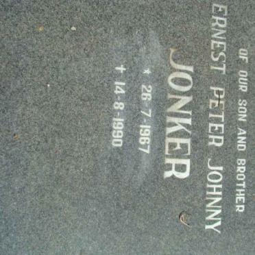 JONKER Ernst Peter Johnny 1967-1990