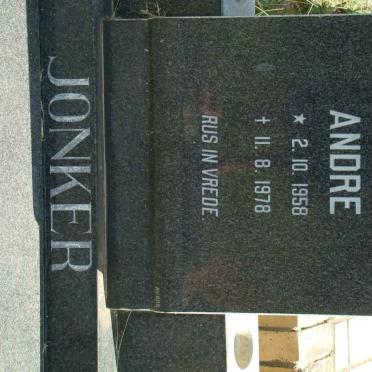 JONKER Andre 1958-1978