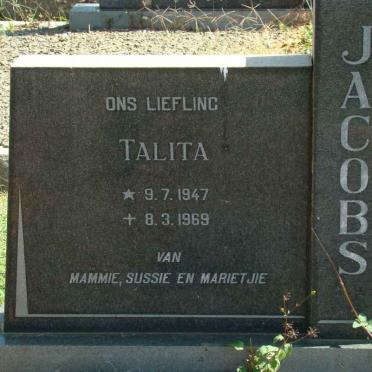 JACOBS Talita 1947-1969