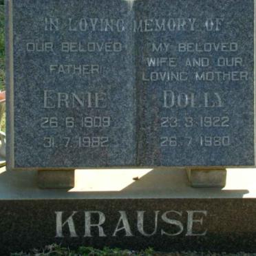 KRAUSE Ernie 1909-1982 &amp; Dolly 1922-1980