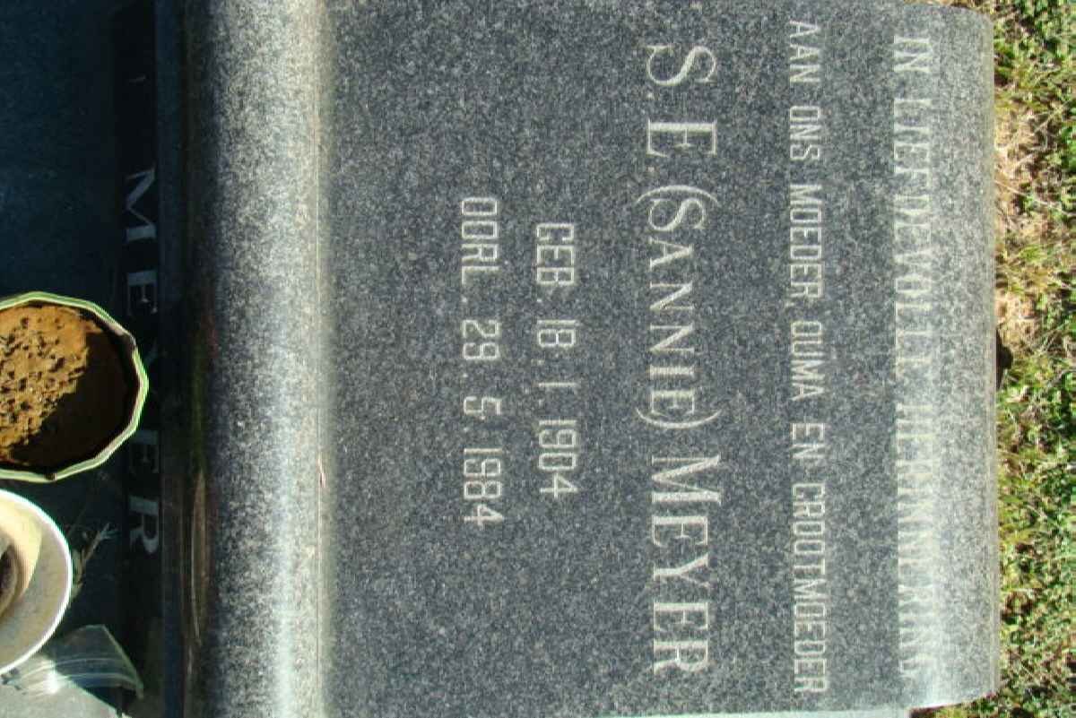 MEYER S.E. 1904-1984