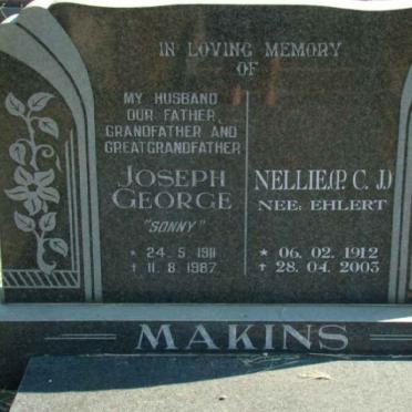 MAKINS Joseph George 1911-1987 &amp; P.C.J. EHLERT 1912-2003