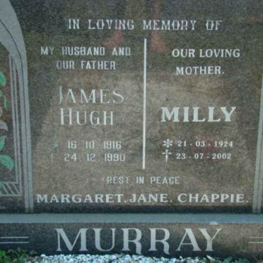 MURRAY James Hugh 1916-1990 &amp; Milly 1924-2002