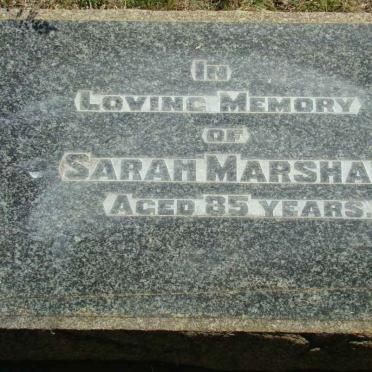 MARSHALL Sarah