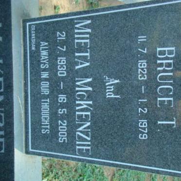 McKENZIE Bruce T. 1823-1979 &amp; Mieta 1930-2005