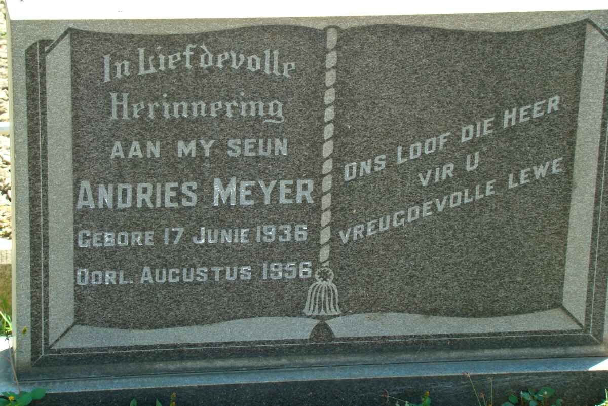 MEYER Andries 1936-1956