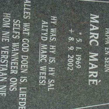 MARE Marc 1969-2002