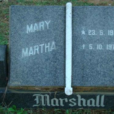 MARSHALL Mary Martha 1928-1978