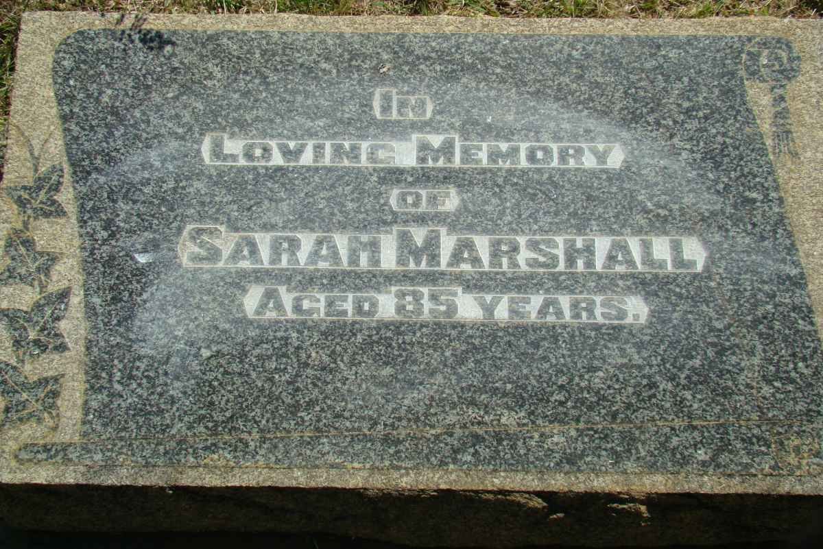 MARSHALL Sarah