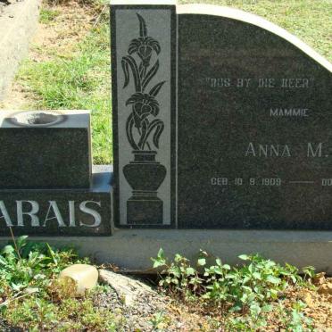 MARAIS Coenraad Frederick 1903-1968 &amp; Anna M.H.G. 1909-1992 