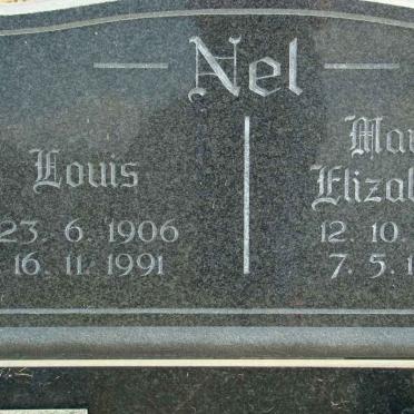 NEL Louis 1906-1991 &amp; Maria Elizabeth 1909-1980