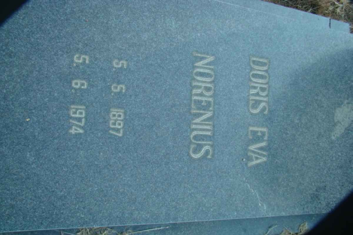 NORENIUS Doris Eva 1897-1974