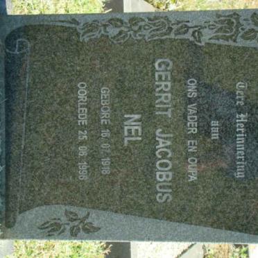 NEL Gerrit Jacobus 1918-1996