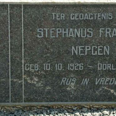 NEPGEN Stephanus Francois 1926-1965