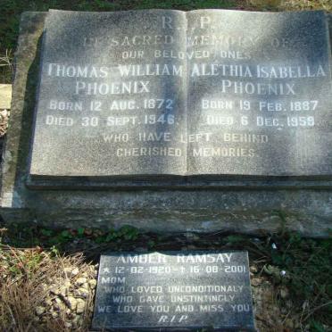 PHOENIX Thomas William 1872-1946 &amp; Alethia Isabella 1887-1959