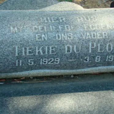 PLOOY Tiekie, du 1929-1976