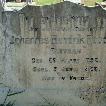 POSSELT Johannes Hendrik 1892-1929