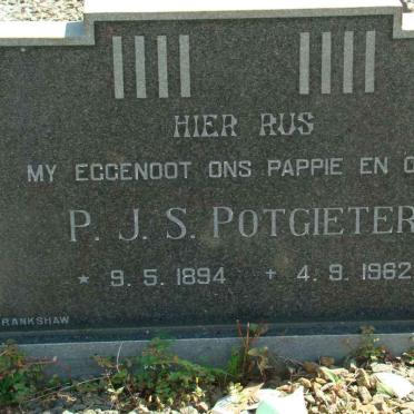 POTGIETER P.J.S. 1894-1962