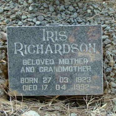 RICHARDSON Iris 1923-1992