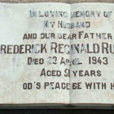 RUSSELL Frederick Reginald -1943