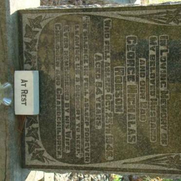 ROBSON George Nichalas -1945