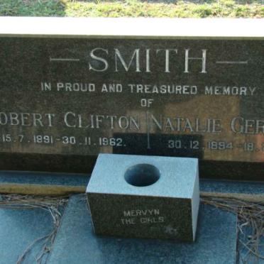 SMITH Robert Clifton 1891-1962 &amp; Natalie Gertrude 1894-1983