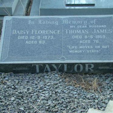 TAYLOR Thomas James -1959 &amp; Daisy Florence -1973