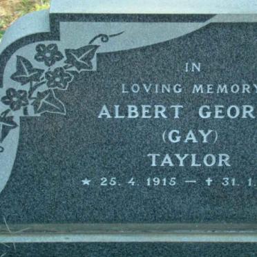 TAYLOR Albert George 1915-1977