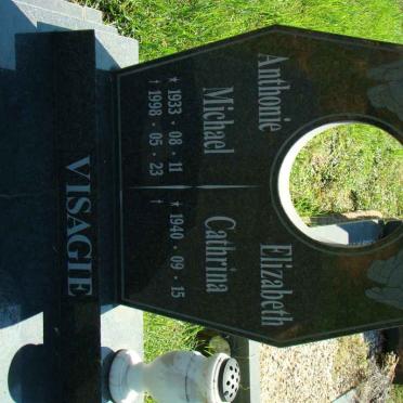 VISAGIE Anthonie Michael 1933-1998 &amp; Elizabeth Cathrina 1940-
