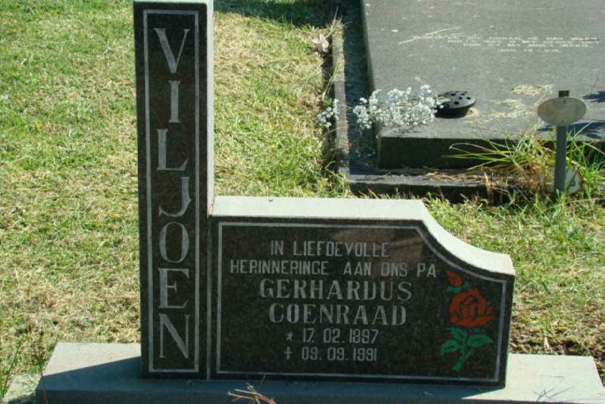 VILJOEN Gerhardus Coenraad 1897-1991