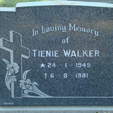 WALKER Tienie 1945-1981