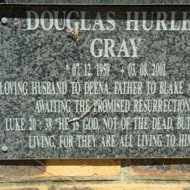 GRAY Douglas Hurley 1959-2001