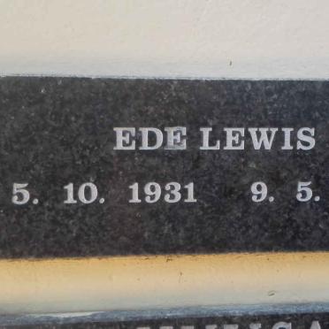 LEWIS Ede 1931-1999