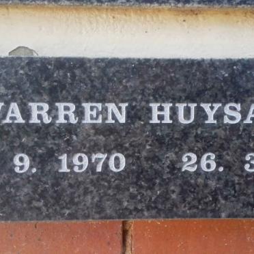 HUYSAMEN Warren 1970-1999