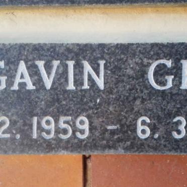 GRAY Gavin 1959-1977