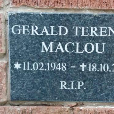 MACLOU Gerald Terence 1948-2010