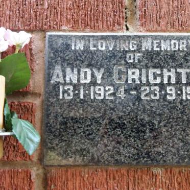 CRICHTON Andy 1924-1991