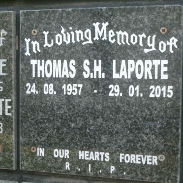 LAPORTE Thomas S.H. 1957-2015