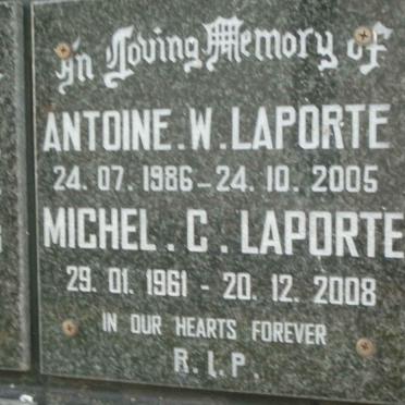 LAPORTE Michel C. 1961-2008 :: LAPORTE Antoine W. 1986-2005